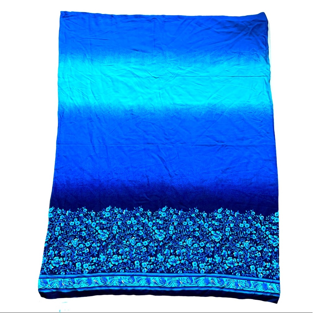 Beach Cabana Saraung Teal/ Navy Size: One
